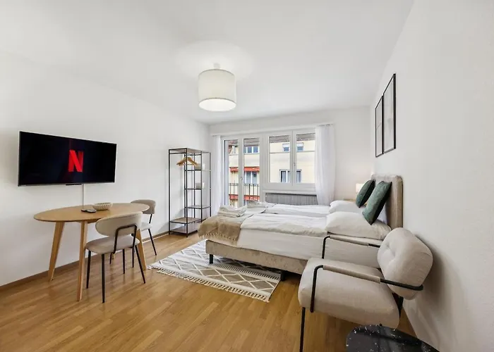 Wifi, Smart Tv, Centre, Queen Bed - Cr 18 Apartment Zürich